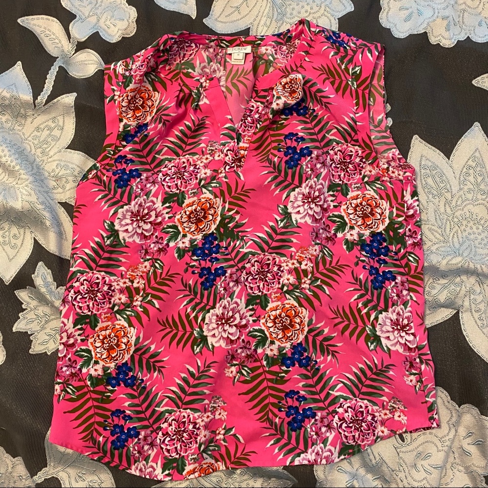 J. Crew Women’s Floral Print Blouse